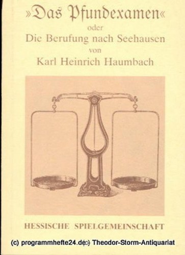 Programmheft das pfundexamen - das,
