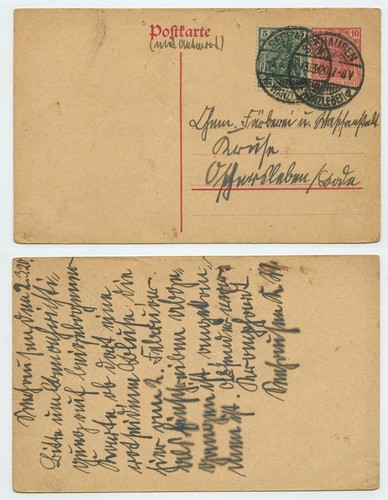 115003 ganzsache 107 - -,