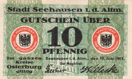 Schein notgeld gutschein - schein,
