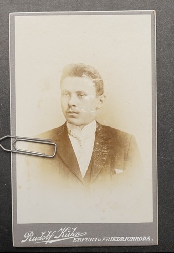 Cdv foto mann schnurrbart - b,