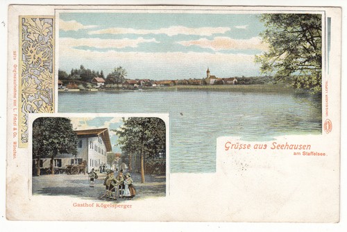 Grüsse aus seehausen am - ak,