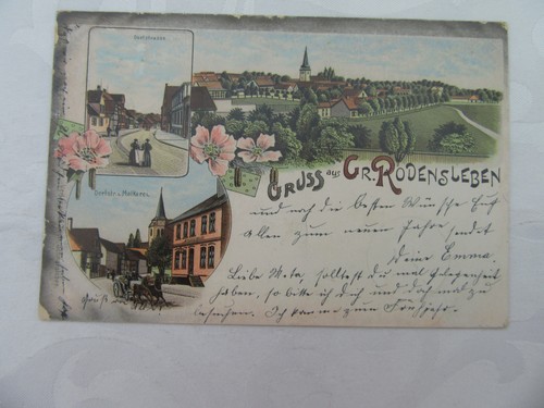 Litho ansichtskarte groß - litho,