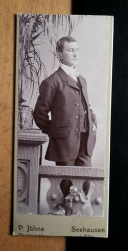 Stehender mann kulisse cdv - mann,