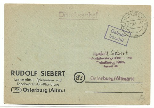 Sbz drucksache gebühr - sbz, "gebühr