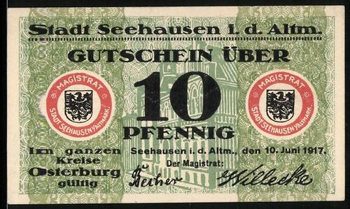 Notgeld seehausen 1917 10 - 1917,,