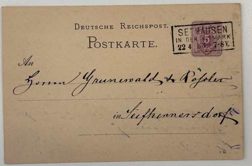 Ganzsache deutsches reich - deutsches,