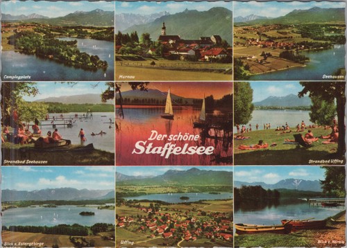Staffelsee ansichtskarte 1965 - ansichtskarte,