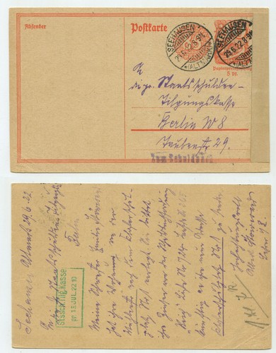 91789 ganzsache 153 - p,