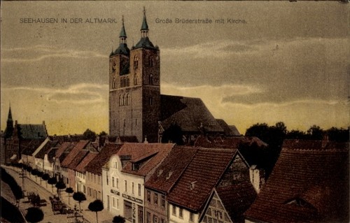Seehausen der altmark - ak,