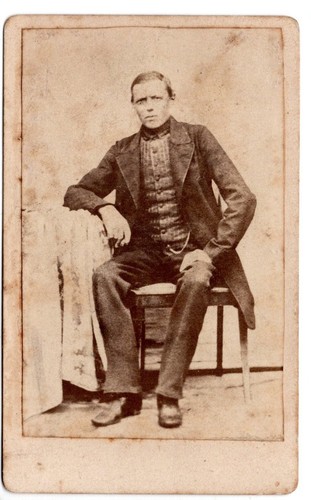 Cdv foto herr - herr, mit