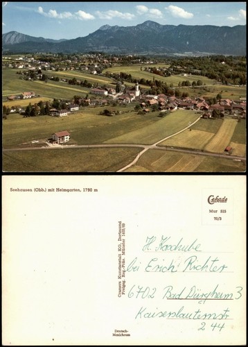 Ansichtskarte seehausen - ansichtskarte, am